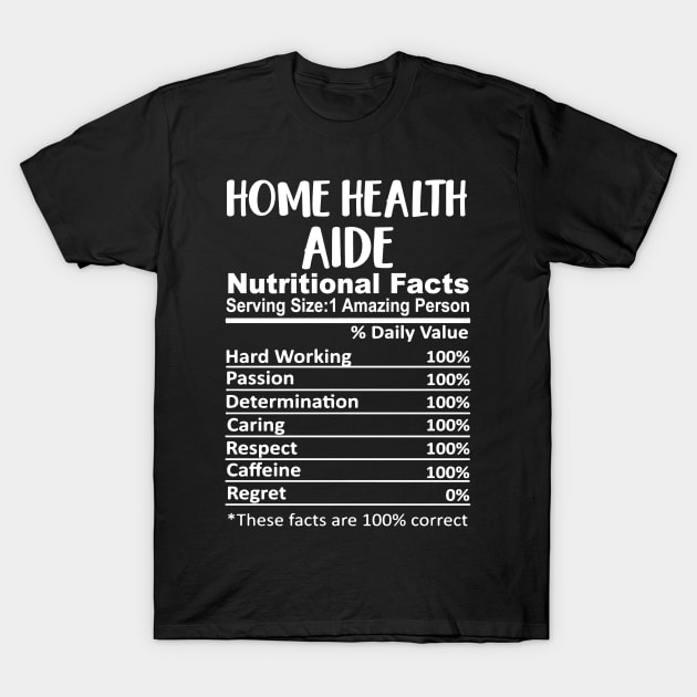 Home Health Aide Personal Support Worker PSW Appreciation T-Shirt by HeroGifts